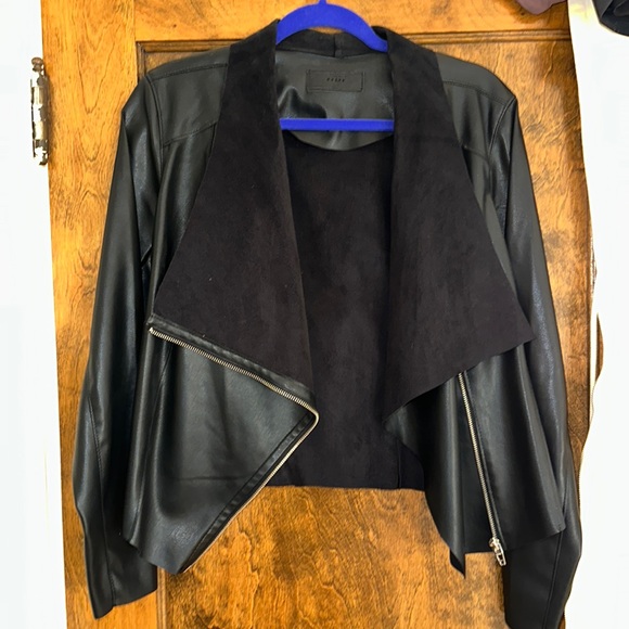 BLANK NYC LEATHER JACKET - Picture 1 of 4